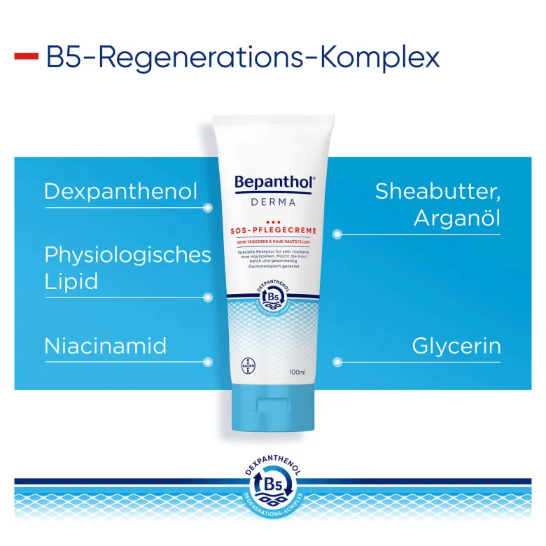 Bepanthol Derma SOS-Pflegecreme, 1X100 ml