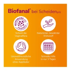 Biofanal Kombipackung bei Scheidenpilz Salbe+Vaginaltabl., 1 P
