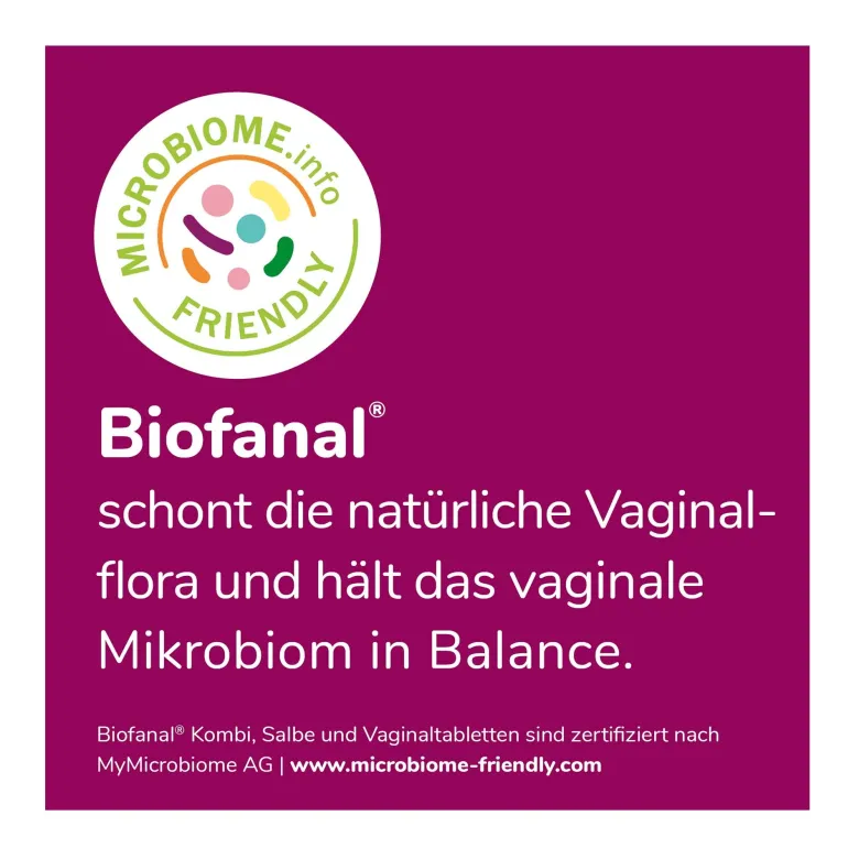Biofanal Kombipackung bei Scheidenpilz Salbe+Vaginaltabl., 1 P