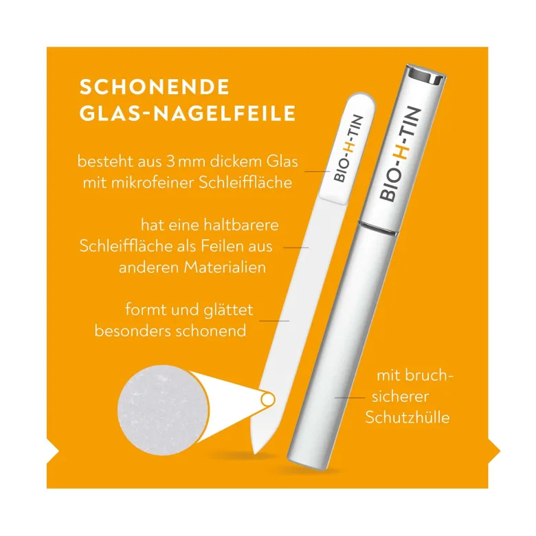 Bio-H-Tin Glas-Nagelfeile, 1 St
