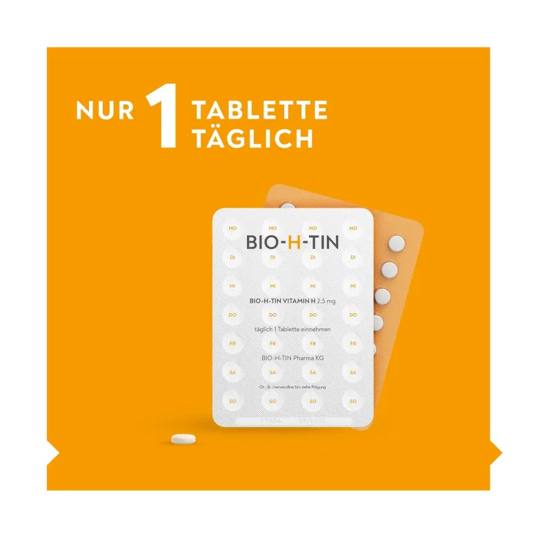 Bio-H-Tin Vitamin H 2,5 mg für 12 Wochen Tabletten, 84 St