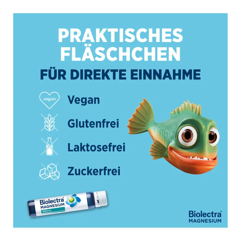 Biolectra Magnesium aktiv 300 mg Liquid, 28 St