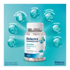 Biolectra Magnesium Komplex Balance 7 Kapseln, 120 St