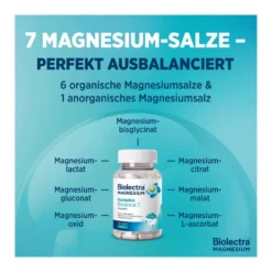 Biolectra Magnesium Komplex Balance 7 Kapseln, 120 St