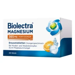 Biolectra Magnesium 365 mg fortissimum Brausetabletten, 40 St