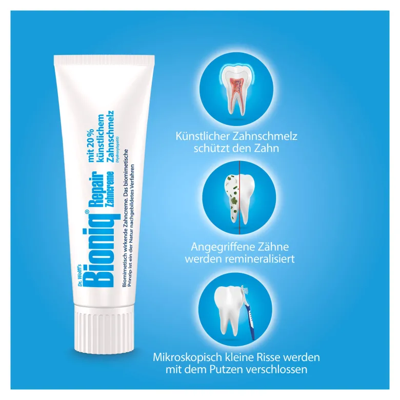 Bioniq Repair-Zahncreme, 75 ml