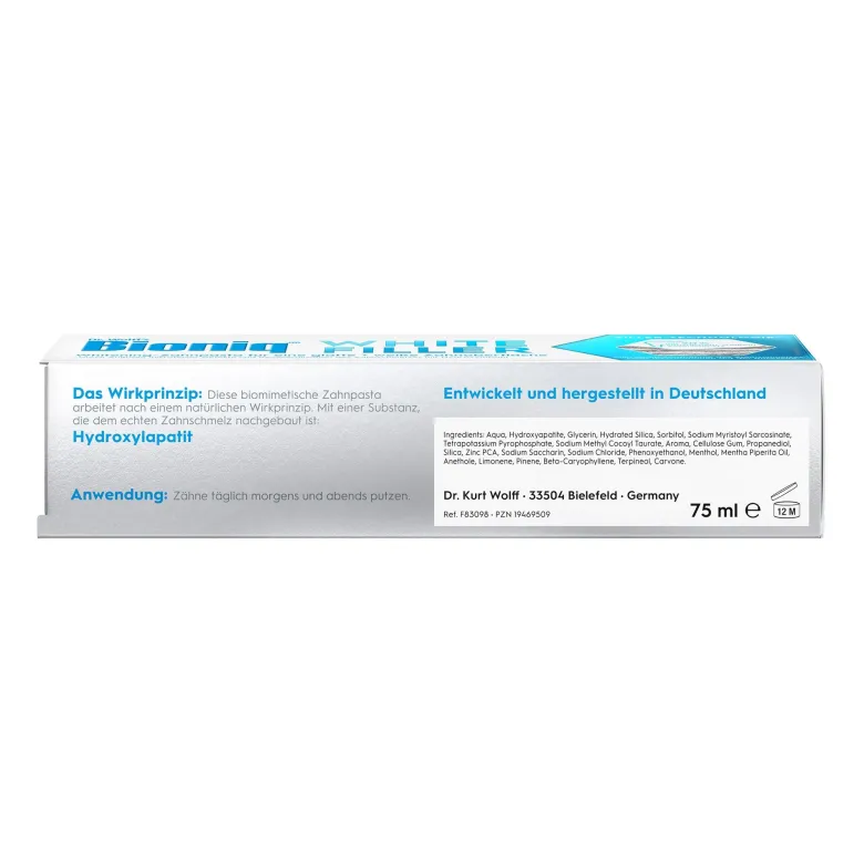Bioniq White Filler Zahnpasta, 75 ml