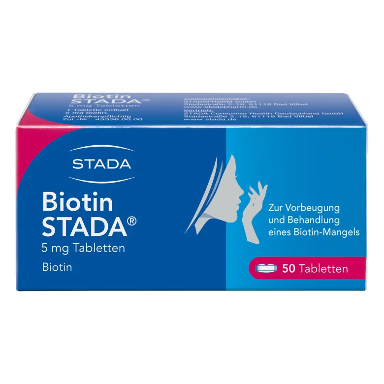 Biotin Stada 5 mg Tabletten, 50 St