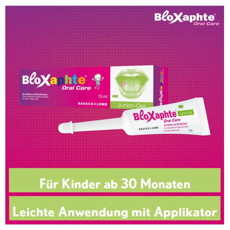 Bloxaphte Oral Care Junior-Gel, für Kinder, 15 ml