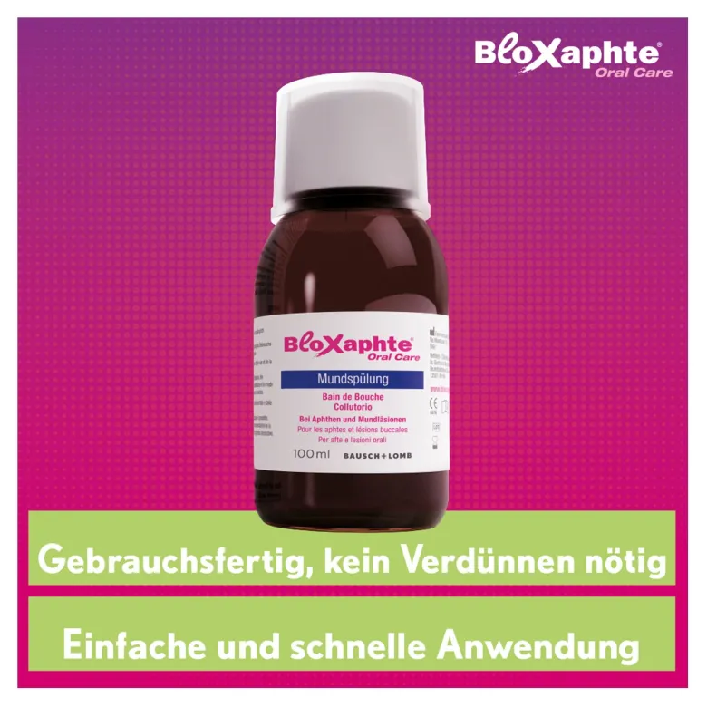 Bloxaphte Oral Care Mundspülung, 100 ml