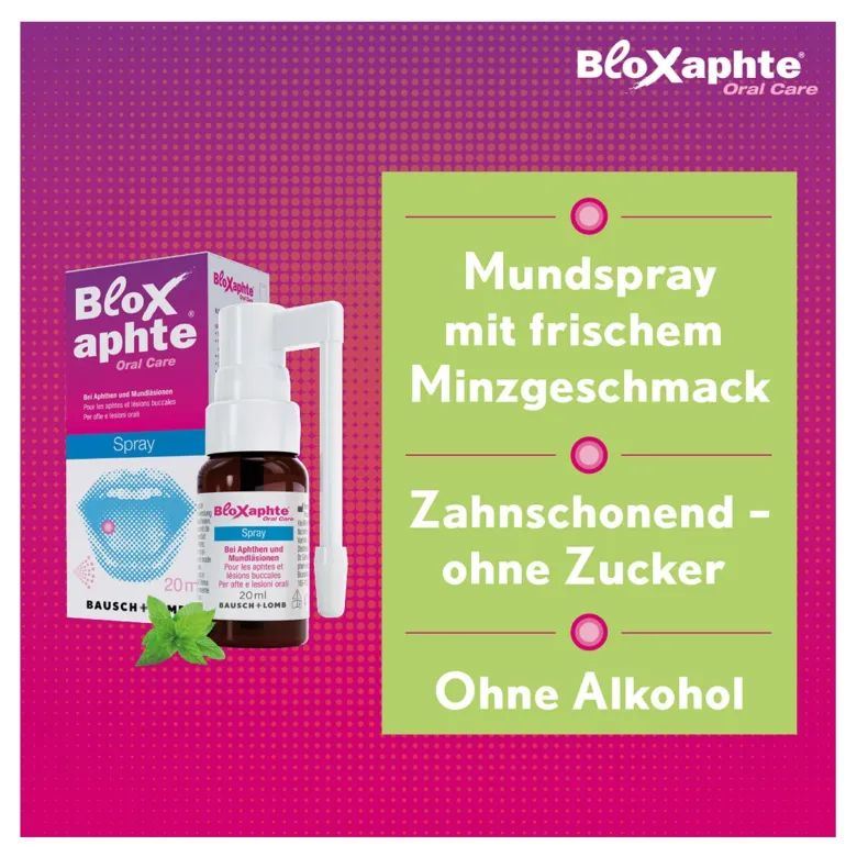 Bloxaphte Oral Care Mundspray, 20 ml