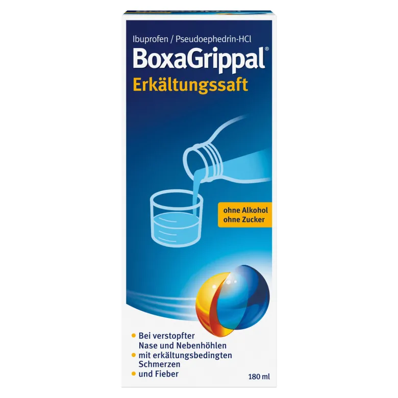 BoxaGrippal Erkältungssaft, 180 ml