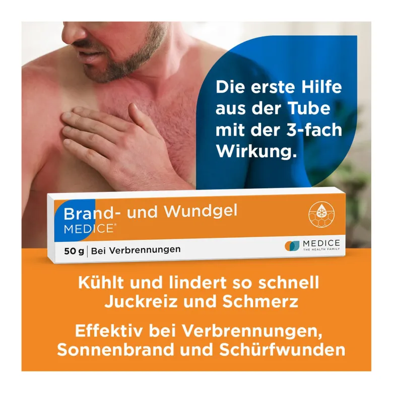 Brand- und Wundgel Medice, 50 g