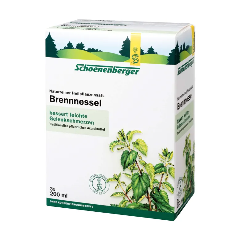 Brennesselsaft Schoenenberger, 3X200 ml