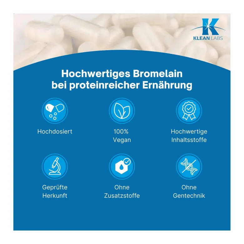 Bromelain 500 mg Kapseln, 60 St