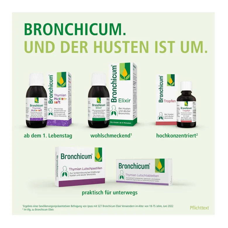 Bronchicum Thymian Lutschpastillen, 20 St