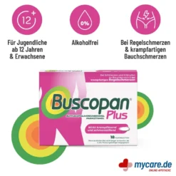 Buscopan Plus Filmtabletten, 18 St