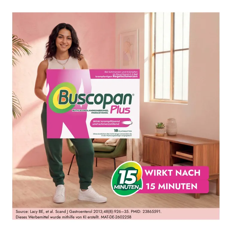 Buscopan Plus Filmtabletten, 18 St
