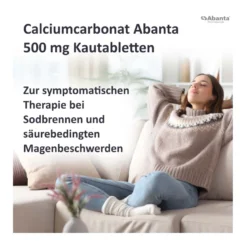 Calciumcarbonat Abanta 500 mg Kautabletten, 200 St
