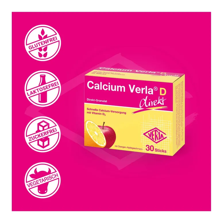 Calcium Verla D direkt Granulat, 30 St