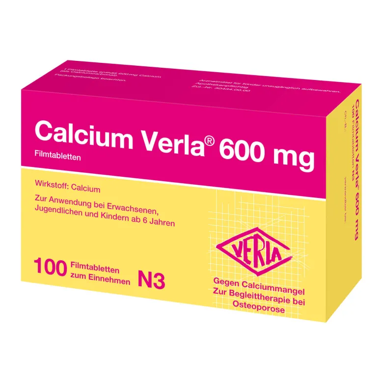 Calcium Verla 600 mg, 100 St