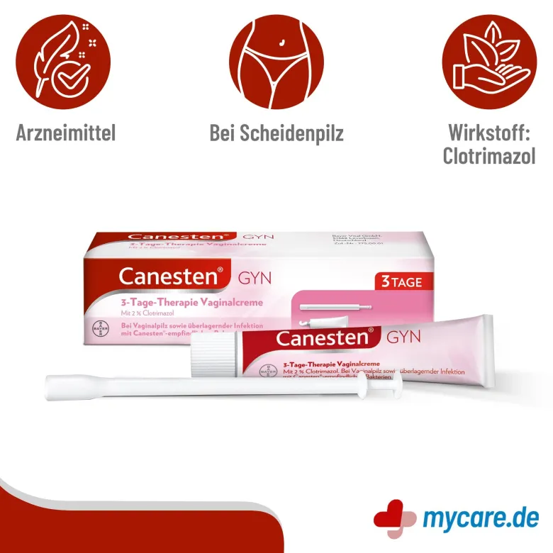 Canesten Gyn 3 Vaginalcreme, 20 g
