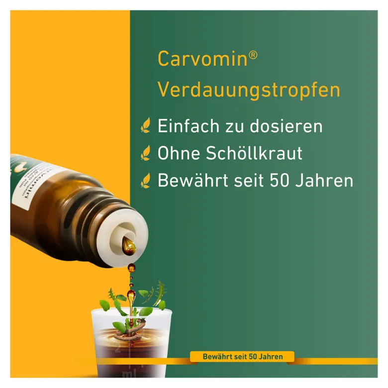 Carvomin Verdauungstropfen, 50 ml