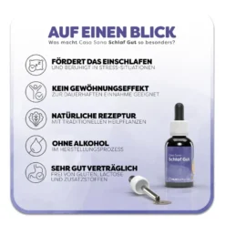 Casa Sana Schlaf Gut Tropfen zum Einnehmen, 30 ml