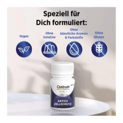 Centrum Vital+ Antiox Zellschutz Kapseln, 30 St