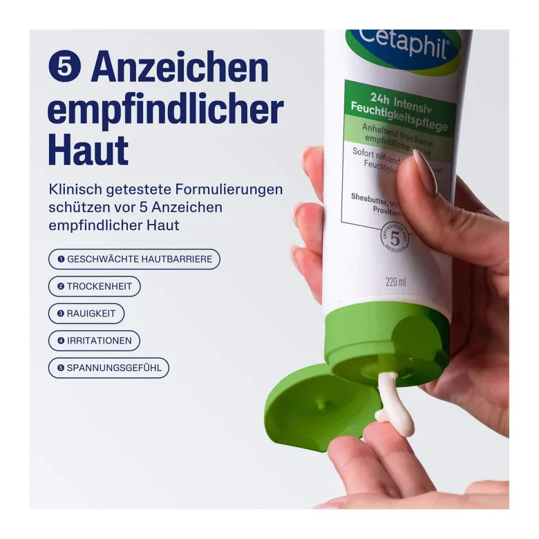 Cetaphil 24h Intensiv-Feuchtigkeitspflege, 220 ml