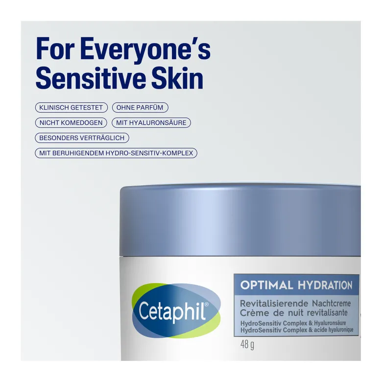 Cetaphil Optimal Hydration Revitalisierende Nachtcreme, 48 g