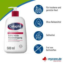Cetaphil PRO ItchControl Clean Extra milde Handreinigung, 500 ml