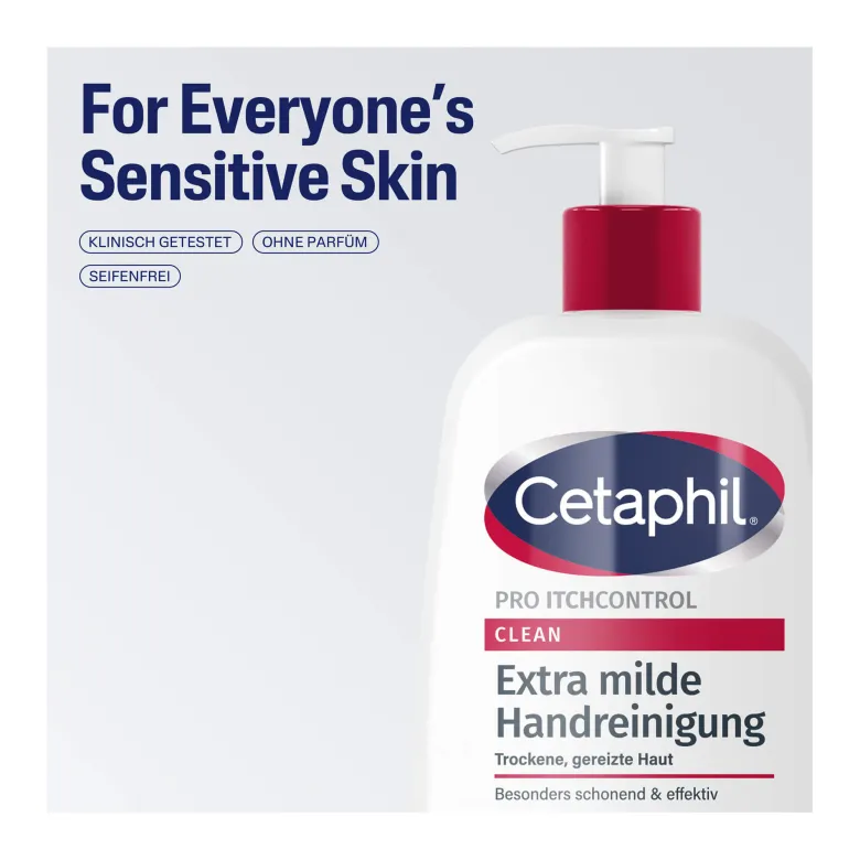 Cetaphil PRO ItchControl Clean Extra milde Handreinigung, 500 ml