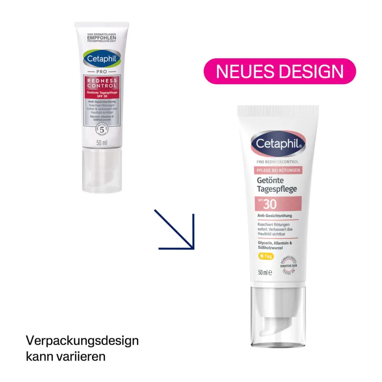 Cetaphil PRO RednessControl Getönte Tagespflege SPF30, 50 ml