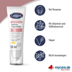 Cetaphil PRO RednessControl Getönte Tagespflege SPF30, 50 ml