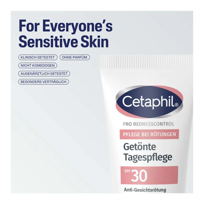 Cetaphil PRO RednessControl Getönte Tagespflege SPF30, 50 ml