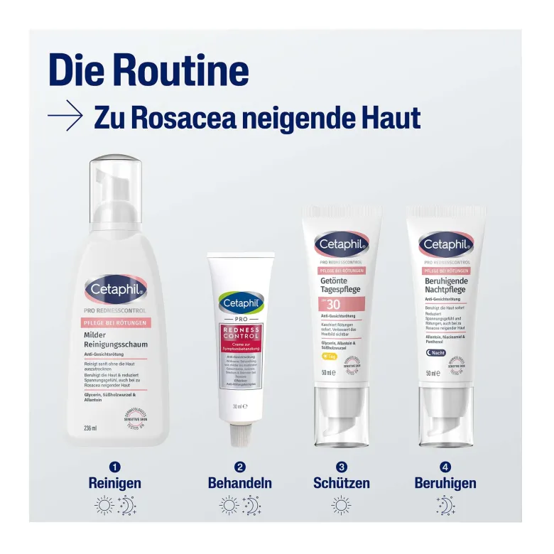 Cetaphil PRO RednessControl Getönte Tagespflege SPF30, 50 ml
