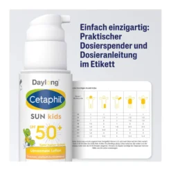 Cetaphil SUN Kids Liposomale Lotion SPF 50+ Sonnenschutz, 150 ml
