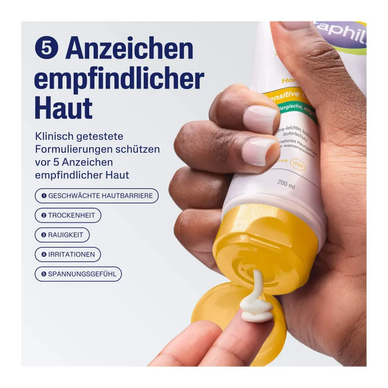Cetaphil SUN Sensitive Gel-Creme SPF 30 Sonnenschutz, 200 ml