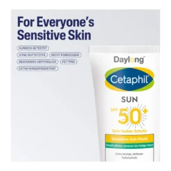 Cetaphil SUN Sensitive Gel-Fluid SPF 50+ Sonnenschutz, 50 ml