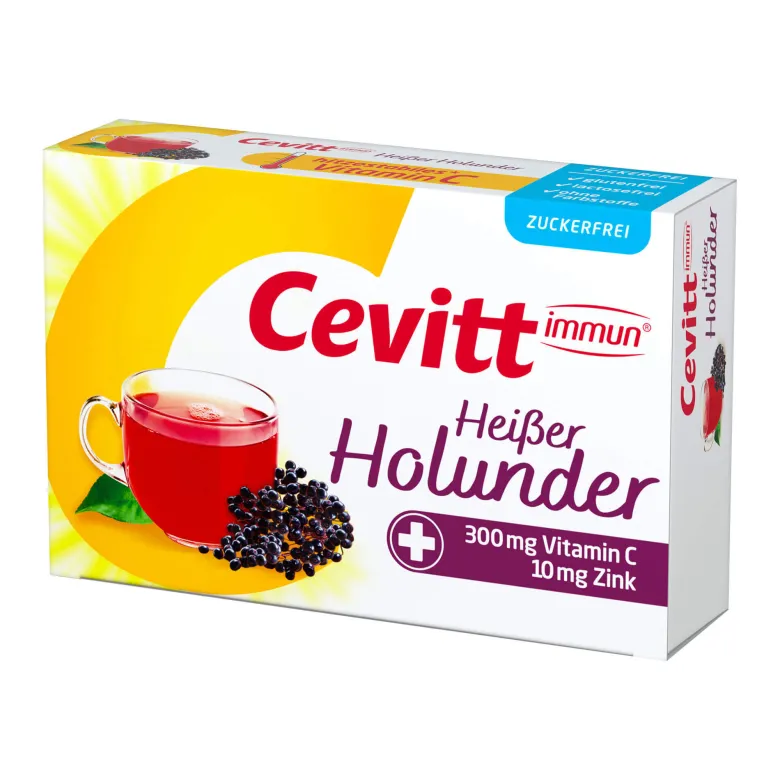Cevitt immun Heißer Holunder zuckerfrei, 14 St