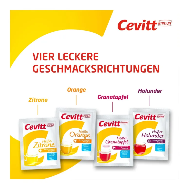 Cevitt immun Heißer Holunder zuckerfrei, 14 St