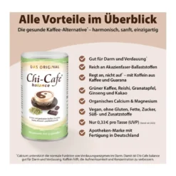 Chi-Cafe balance Wellness Kaffee Akazienfaser Mineralstoffe, 180 g