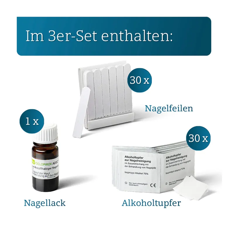 Ciclopirox Adgc 80 mg/g wirkstoffhaltiger Nagellack, 3.3 ml