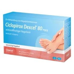Ciclopirox Dexcel 80 mg/g wirkstoffhaltiger Nagellack, 6.6 ml