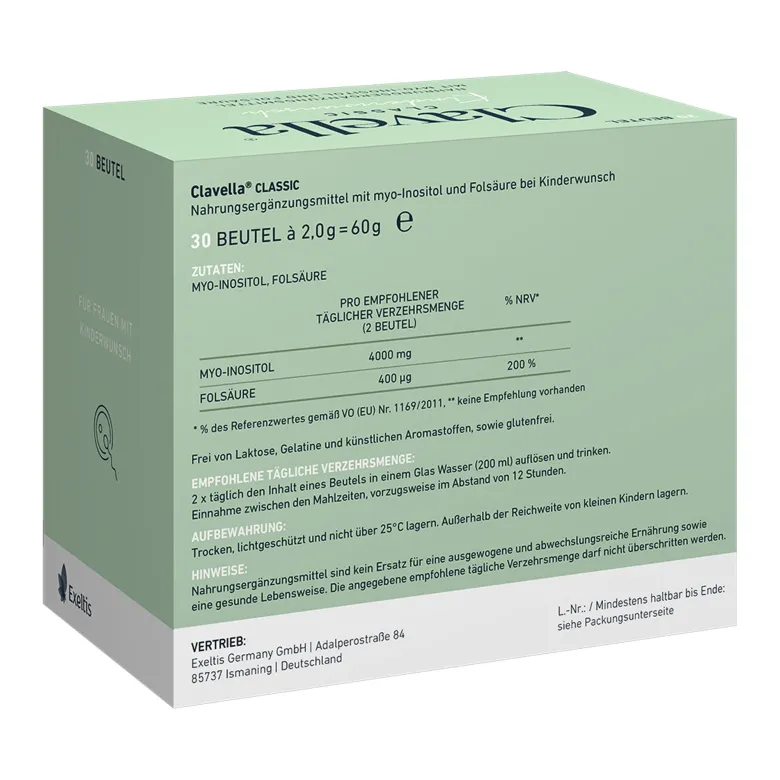 Clavella Classic Pulver, 30X2 g