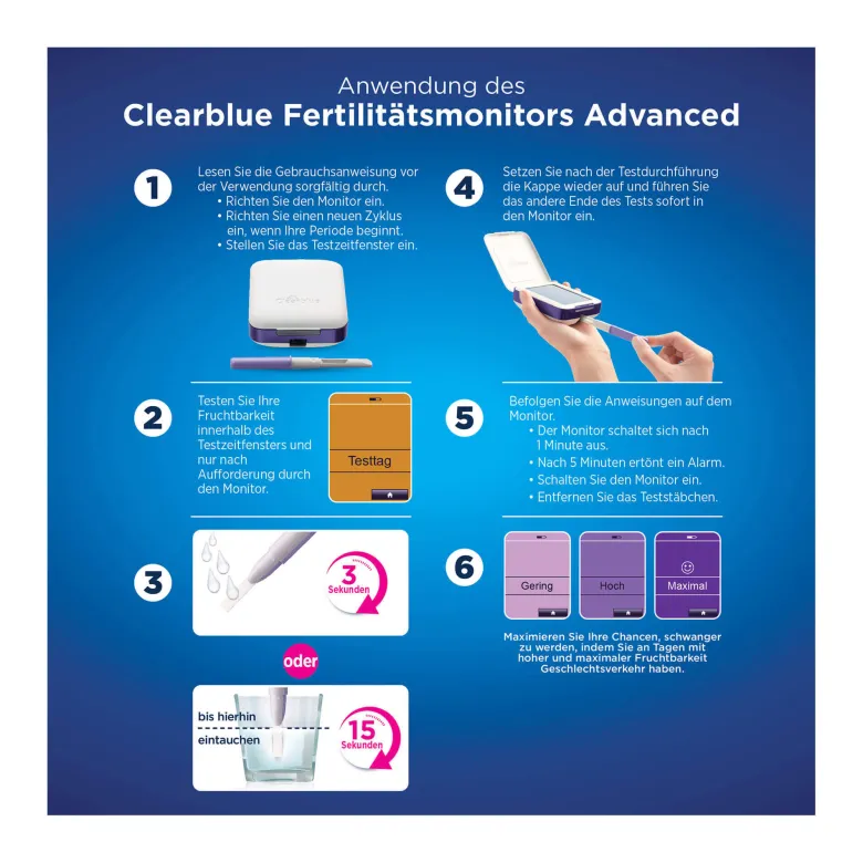 Clearblue Advanced Fertilitätsmonitor, 1 St
