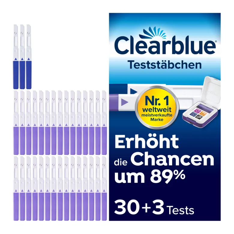 Clearblue Fertilitätsmonitor Teststäbchen, 33 St