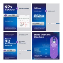 Clearblue Ovulationstest + Schwangerschaftstest Kombipack, 12 St