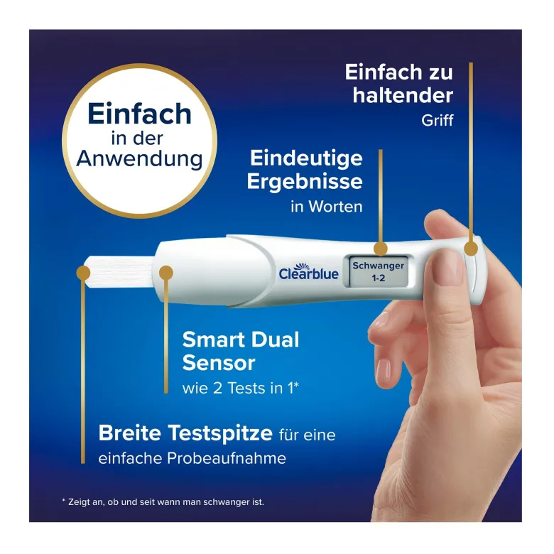 Clearblue Schwangerschaftstest mit Wochenbestimmung, 2 St